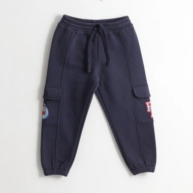 PANTALON DE BUZO NIÑO MARSHAL AZUL MARINO PAW PATROL - 1
