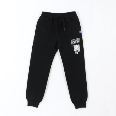 PANTALON DE BUZO SPEED NEGRO SONIC - 1
