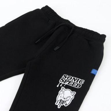 PANTALON DE BUZO SPEED NEGRO SONIC - 3