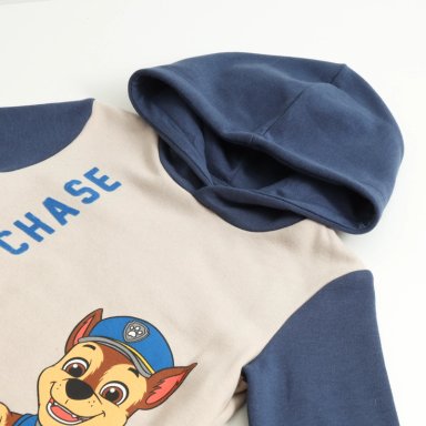 POLERON CERRADO NIÑO HOODIE CHASE BEIGE PAW PATROL - 3