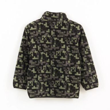 POLAR NIÑO FULL PRINT GRIS MINECRAFT - 2