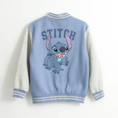CHAQUETA NIÑA BOMBER COLLEGE LILO & STITCH CELESTE DISNEY - 2