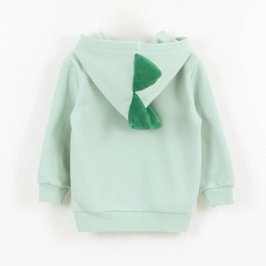 POLERON CERRADO NIÑO HOODIE REX TOY STORY VERDE DISNEY - 3
