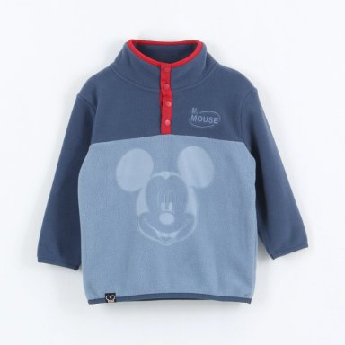 POLAR NIÑO DISEÑO FRONTAL MICKEY AZUL DISNEY - 1