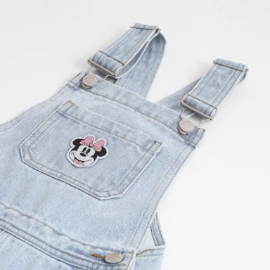 JARDINERA NIÑA DENIM MINNIE AZUL DISNEY - 3