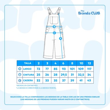 JARDINERA NIÑA DENIM MINNIE AZUL DISNEY - 4