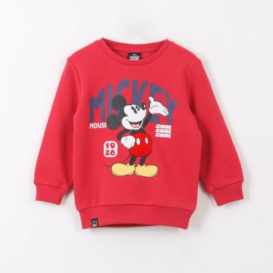 POLERON CERRADO NIÑO MICKEY MOUSE CLASSIC ROJO DISNEY - 1
