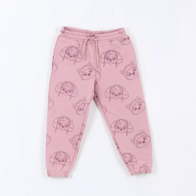 PANTALON DE BUZO NIÑA SKYE & EVEREST ROSADO PAW PATROL - 1