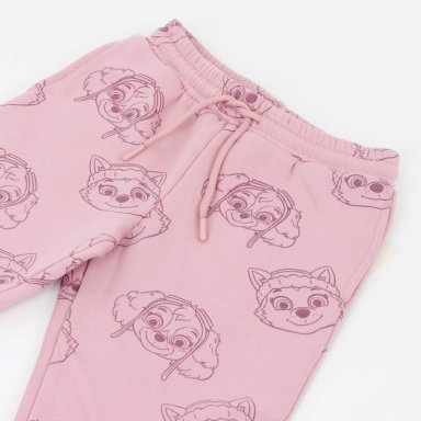 PANTALON DE BUZO NIÑA SKYE & EVEREST ROSADO PAW PATROL - 3
