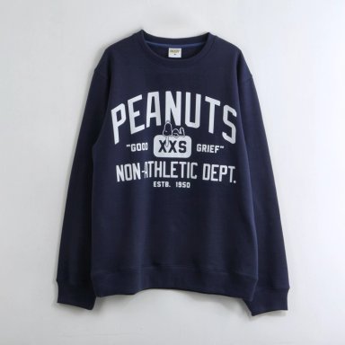 POLERON CERRADO HOMBRE ATHLETIC DEPARTMENT AZUL SNOOPY - 1