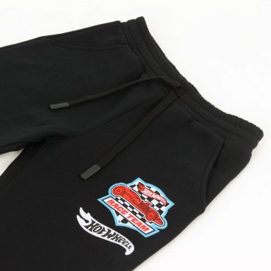 PANTALON DE BUZO NIÑO RACE TEAM NEGRO HOT WHEELS - 3