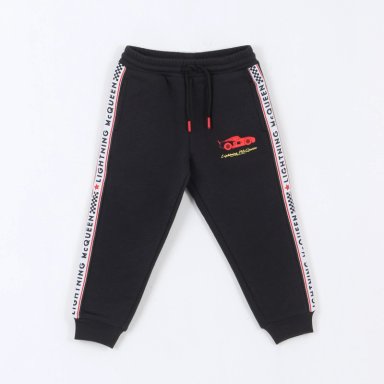 PANTALON DE BUZO NIÑO BANDA LATERAL RAYO MCQUEEN AZUL DISNEY - 1
