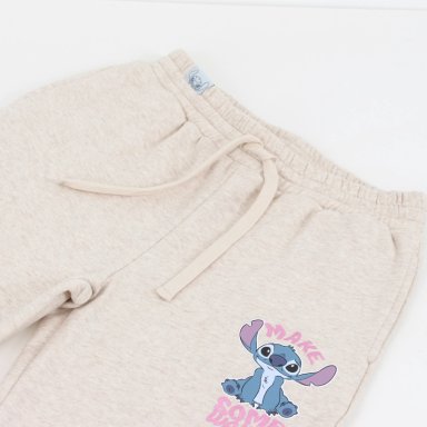 PANTALON DE BUZO NIÑA FLARE LILO & STITCH ROSADO DISNEY - 3
