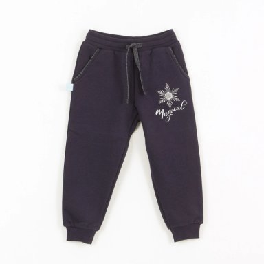 PANTALON DE BUZO NIÑA FROZEN AZUL MARINO DISNEY - 1