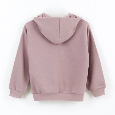 POLERON CERRADO NIÑA HOODIE MOSAICO LILO STITCH ROSA DISNEY - 2