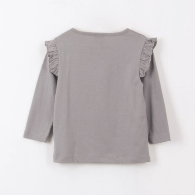 POLERA MANGA LARGA NIÑA VUELOS MINNIE MOUSE GRIS DISNEY - 2