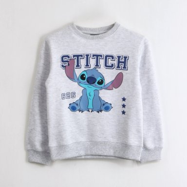 POLERON CERRADO MUJER LILO & STITCH GRIS DISNEY - 3