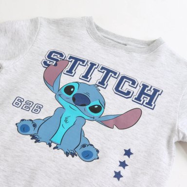 POLERON CERRADO MUJER LILO & STITCH GRIS DISNEY - 4
