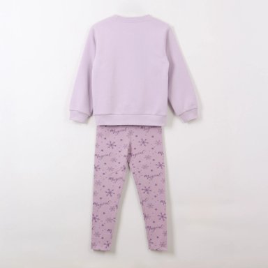 CONJUNTO NIÑA ELSA FROZEN LILA DISNEY - 2