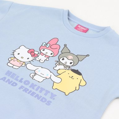 POLERON CERRADO NIÑA FRIENDS CELESTE HELLO KITTY - 3