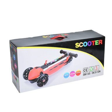 SCOOTER CON RUEDAS CON LUCES COLOR NEGRO ARTHOME - 4