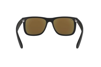 LENTES SOL RAY-BAN JUSTIN NEGRO ESPEJADOS - 7