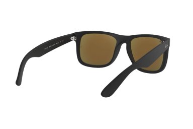 LENTES SOL RAY-BAN JUSTIN NEGRO ESPEJADOS - 8