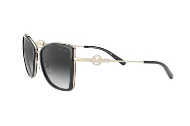 LENTES SOL MICHAEL KORS CORSICA LIGHT GOLD BLACK - 3