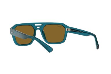 LENTES DE SOL CORRIGAN TRANSPARENT LIGHT BLUE POLARIZADOS BIO-BASED SUSTENTABLE RAY-BAN - 6