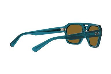 LENTES DE SOL CORRIGAN TRANSPARENT LIGHT BLUE POLARIZADOS BIO-BASED SUSTENTABLE RAY-BAN - 9