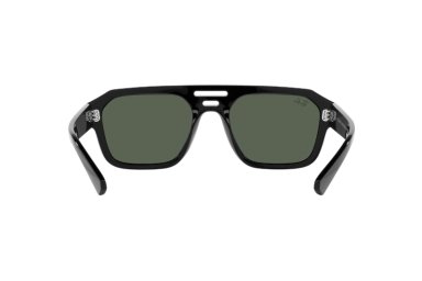 LENTES SOL RAY-BAN CORRIGAN NEGRO BIO-BASED SUSTENTABLE - 7