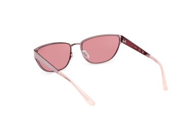 LENTES SOL GUESS ROSADO BRILLANTE ESPEJADOS - 4