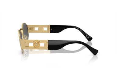 LENTES SOL VERSACE MEDUSA DECO DORADO - 3