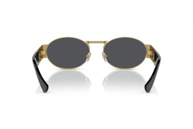 LENTES SOL VERSACE MEDUSA DECO DORADO - 4