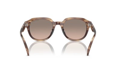 LENTES SOL MICHAEL KORS EGER MARRÓN DEGRADÉ ESPEJADOS - 4