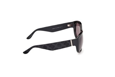 LENTES DE SOL NEGRO BRILLANTE GUESS - 7