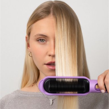 PLANCHA DE CABELLO CEPILLO ALISADOR ALISSMAX PRO - 3