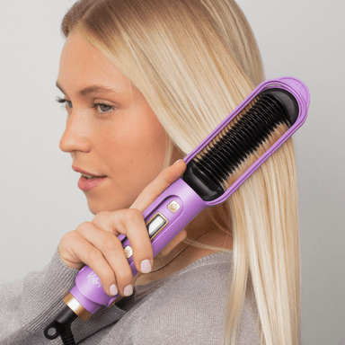 PLANCHA DE CABELLO CEPILLO ALISADOR ALISSMAX PRO - 4