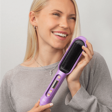PLANCHA DE CABELLO CEPILLO ALISADOR ALISSMAX PRO - 6