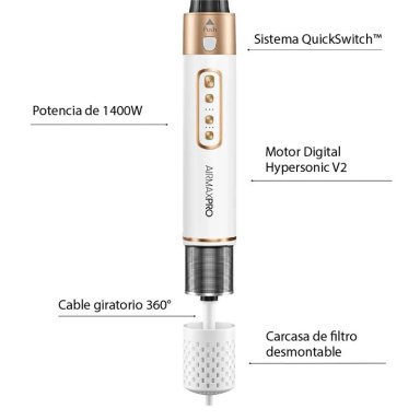 SECADOR MULTIFUNCIONAL 5 EN 1 AIRMAX PRO 2 ROSA - 9