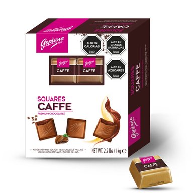 CHOCOLATES CAFE GOPLANA CAJA 1 KG BOMBON SABOR - 1