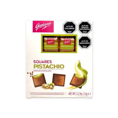 CHOCOLATES GOPLANA CAJA 1 KG BOMBON SABOR PISTACHO - 5
