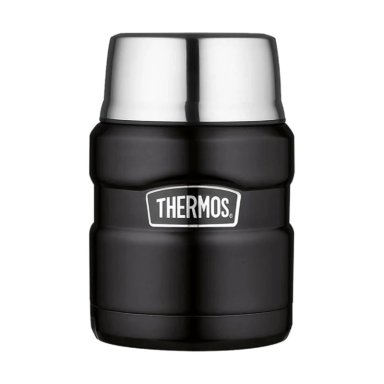 TERMO DE COMIDA THERMOS KING 470ML ACERO INOXIDABLE NEGRO - 2
