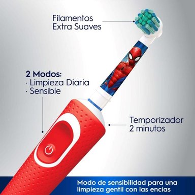 CEPILLO DE DIENTES ORAL-B ELÉCTRICO VITALITY SPIDERMAN - 4