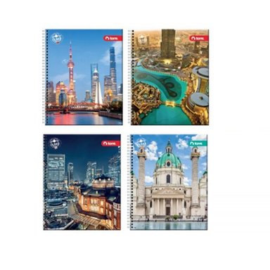 PACK X 10 CUADERNOS UNIVERSITARIOS TORRE CLÁSICO CIUDAD - 5