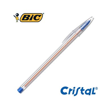 LÁPIZ PASTA BIC AZUL PUNTA FINA CAJA 50 UNIDADES - 4