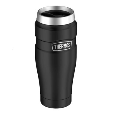 TERMO MUG THERMOS KING 470ML ACERO INOXIDABLE NEGRO - 2