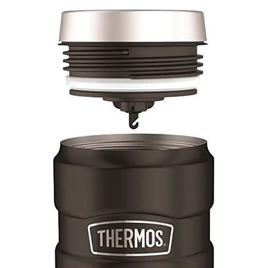 TERMO MUG THERMOS KING 470ML ACERO INOXIDABLE NEGRO - 3