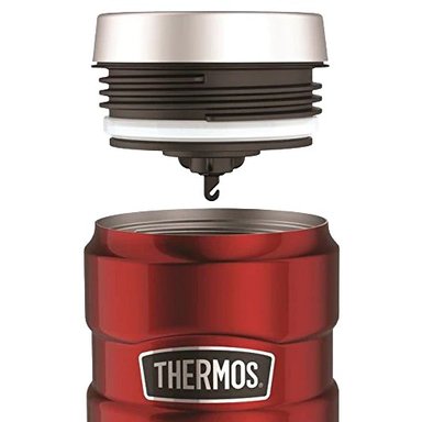 TERMO MUG THERMOS KING 470ML ACERO INOXIDABLE ROJO - 3