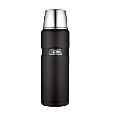 TERMO LIQUIDO THERMOS KING 470ML ACERO INOXIDABLE NEGRO - 1